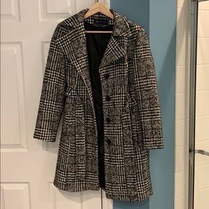 Anne  Klein black and white pea coat